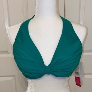 Gottex Sea Green Halter Bikini Top 12